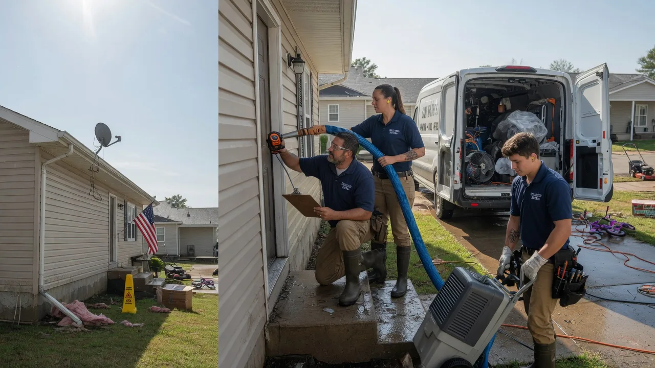 Ceiling Water Damage Restoration in Princeton, LA near me